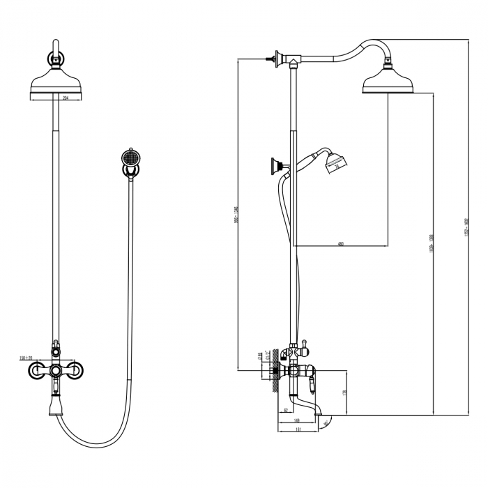 Sistem de Dus Lemark Villa LM4862C-EU Crom [2]