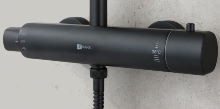 Set de Dus Lemark Bronx LM3770BL Negru cu Termostat - Sanitare Online [8]