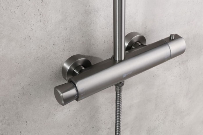 Set de Dus cu Termostat Lemark Bronx LM3770GM Grafit | Sanitare Online [6]