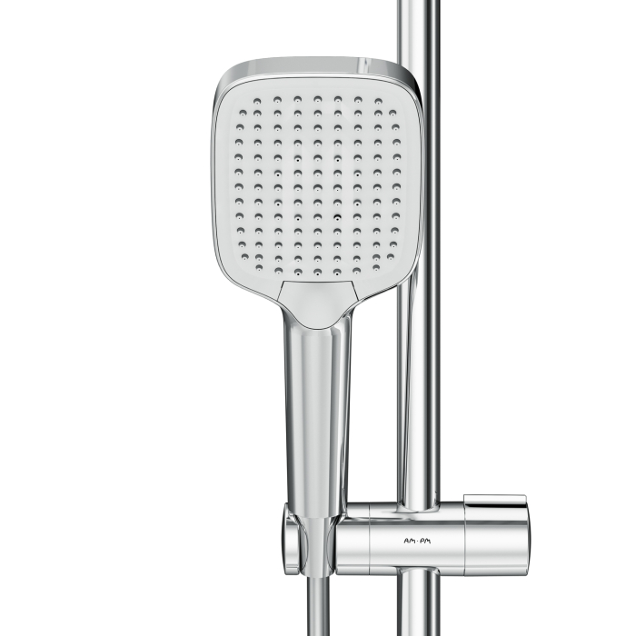 Func ShowerSpot with shelf mixer, chrome [10]
