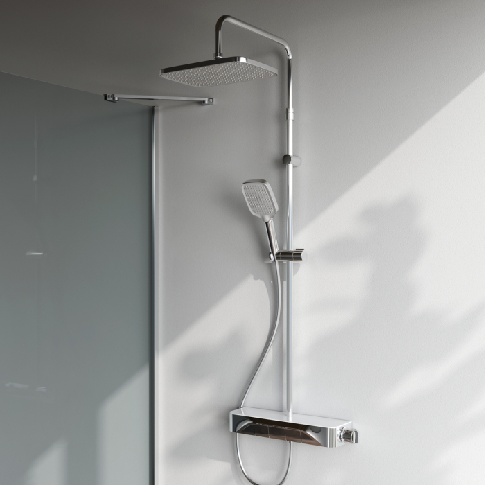 Func ShowerSpot with shelf mixer, chrome [4]