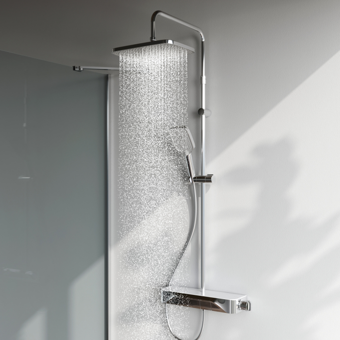 Func ShowerSpot with shelf mixer, chrome [2]