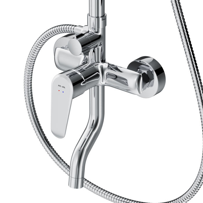 F0783900 Play, ShowerSpot with mechanical shower mixer, chrome [2]