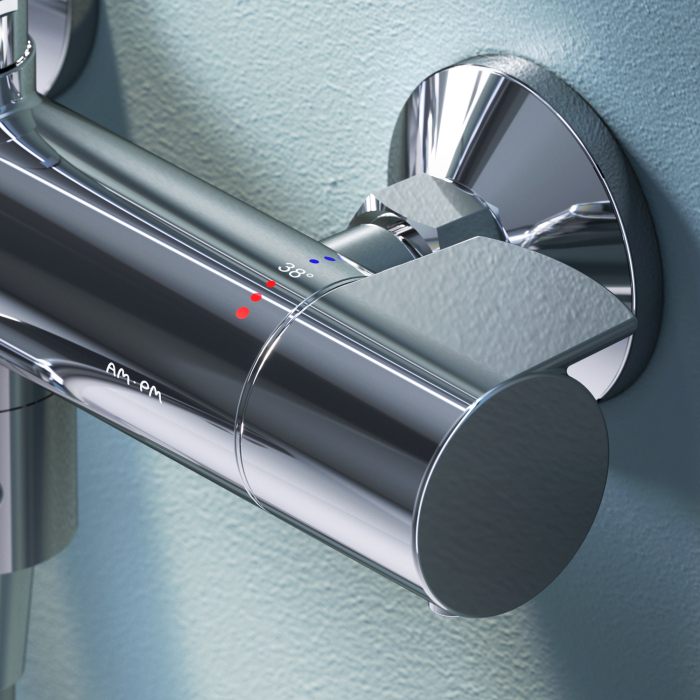 X-Joy ShowerSpot with thermostatic bath and shower mixer, chrome [2]