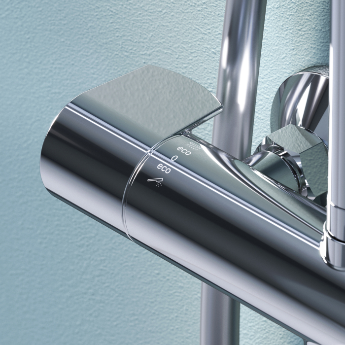 X-Joy ShowerSpot with thermostatic bath and shower mixer, chrome [6]