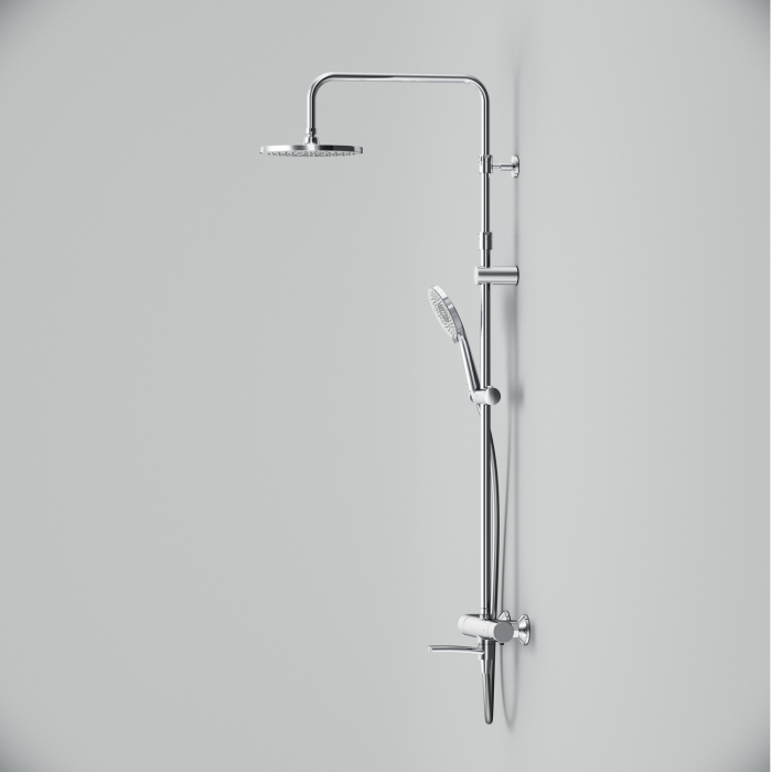 X-Joy ShowerSpot with thermostatic bath and shower mixer, chrome [10]
