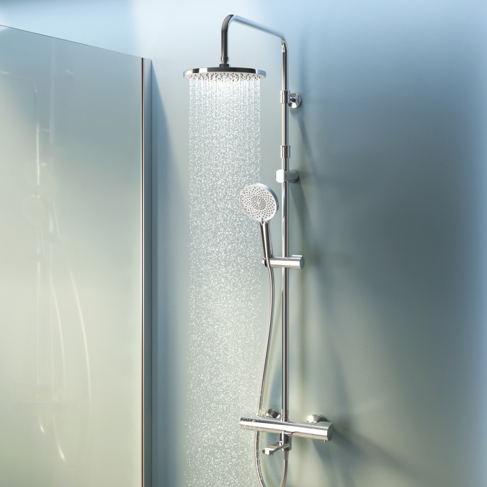 X-Joy ShowerSpot with thermostatic bath and shower mixer, chrome [4]