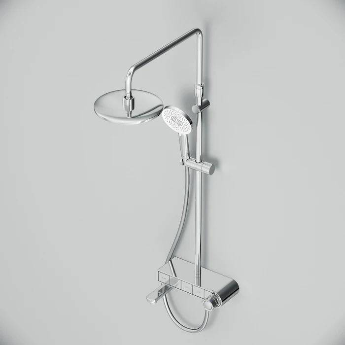 X-Joy S ShowerSpot with thermostaticshelf mixer, chrome [8]