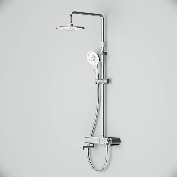 X-Joy S ShowerSpot with thermostaticshelf mixer, chrome [6]