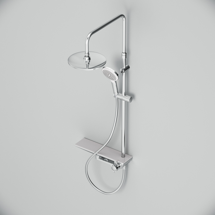 Flash ShowerSpot with shelf mixer, chrome [4]
