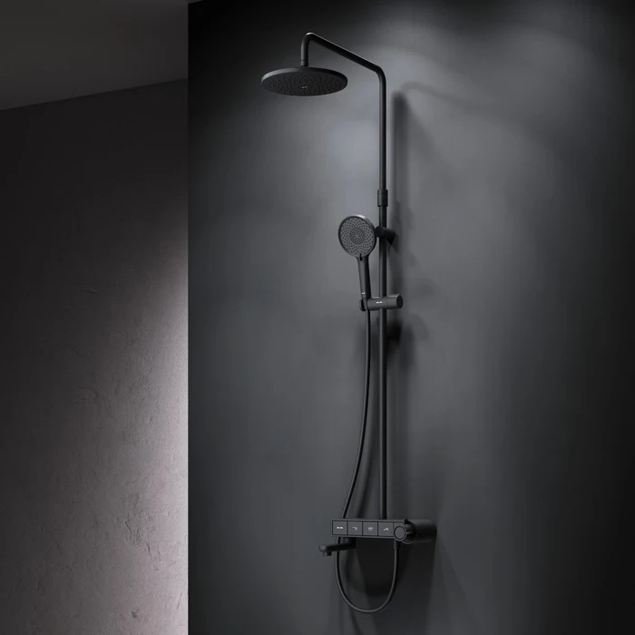 Sistem dus X-Joy F0785B322, baterie termostatata, finisaj negru mat [2]