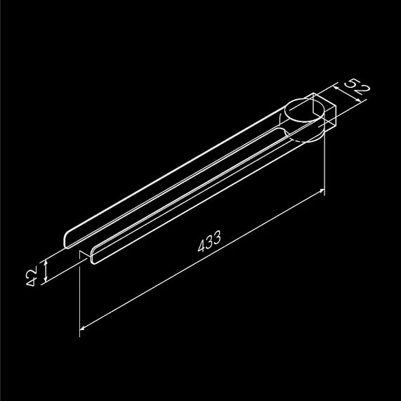 Suport dublu pentru prosoape Inspire 2.0, negru mat [2]