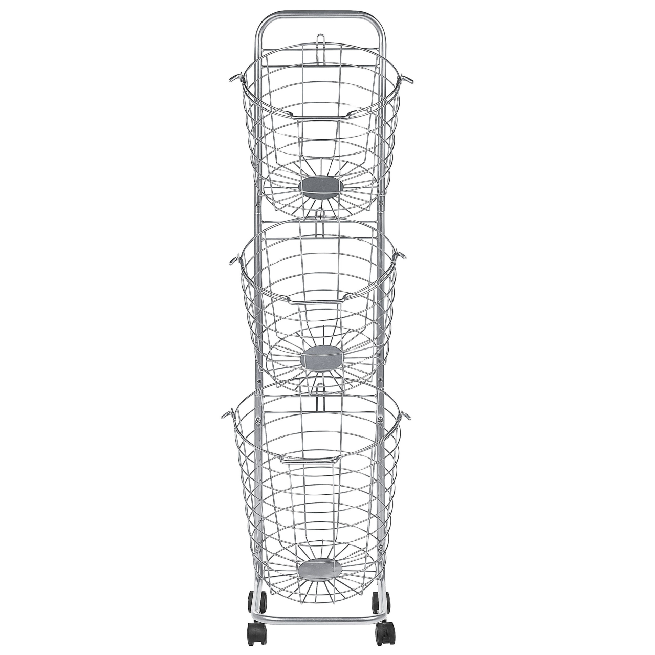 AYAPAL basket holder with wheels Metal Silver [2]