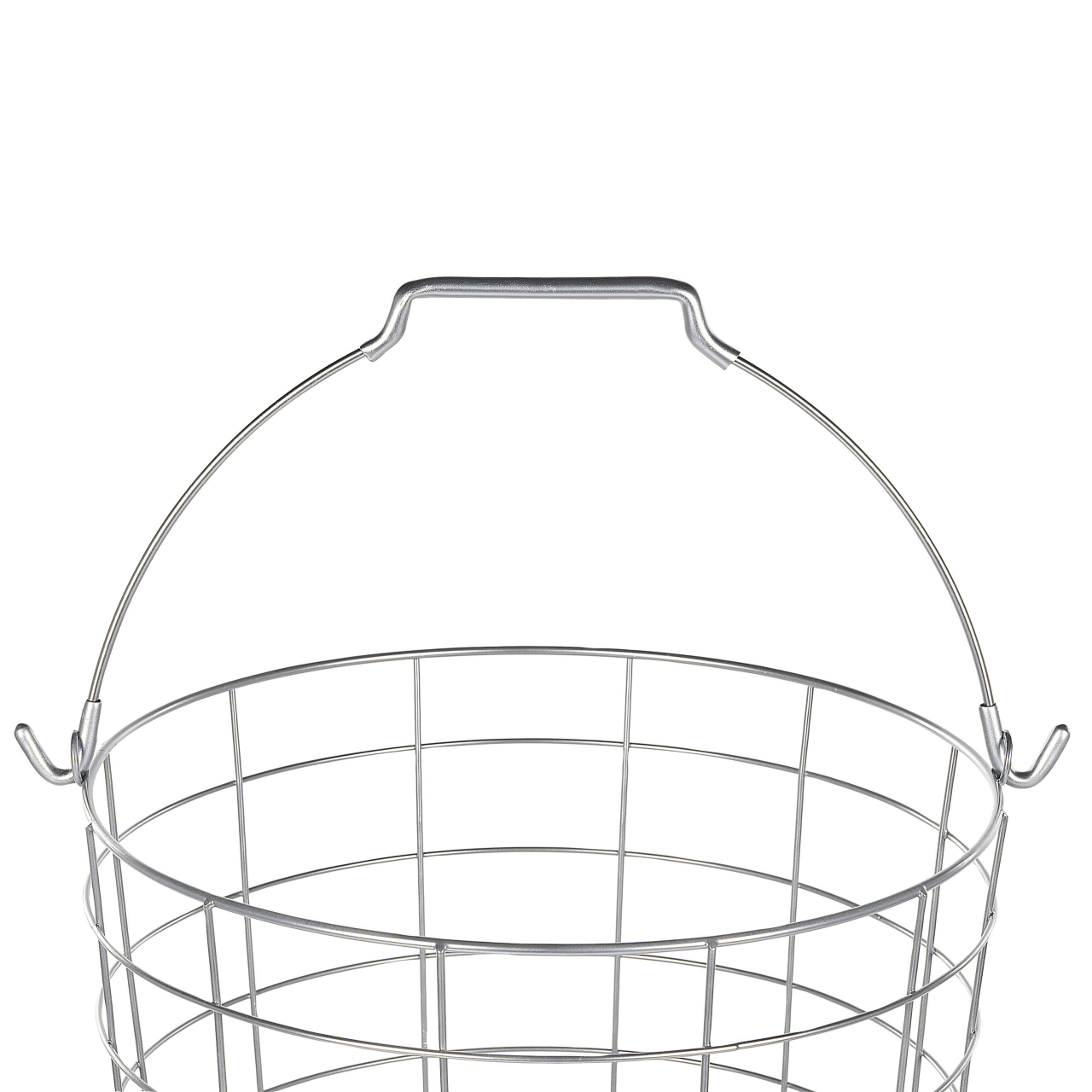 AYAPAL basket holder with wheels Metal Silver [5]