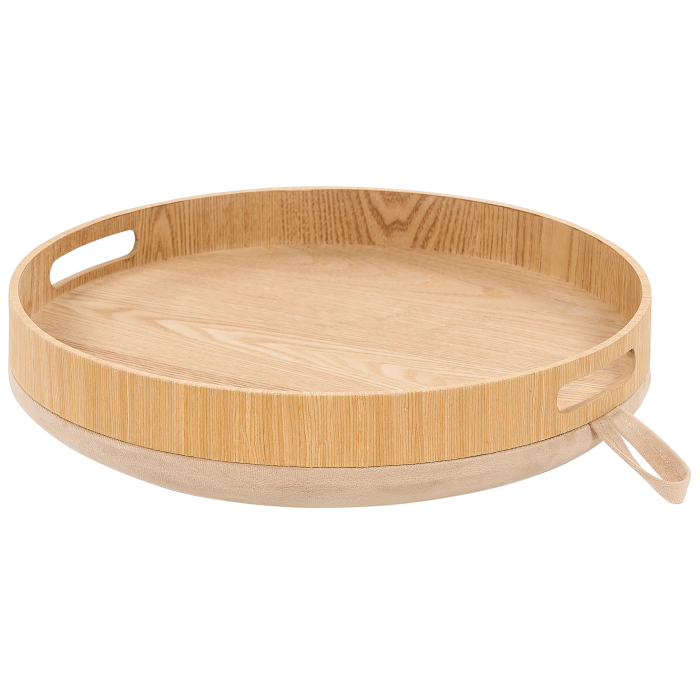 Stool with storage NEELY Velvet Beige [7]