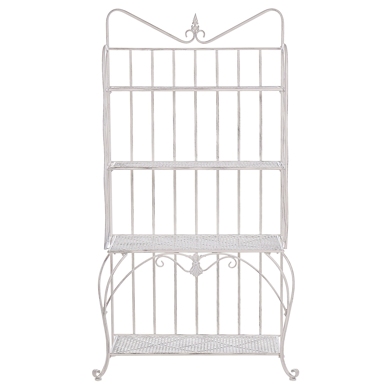 Shelving unit PAVONA Metal 94 cm 50 cm Light beige [4]