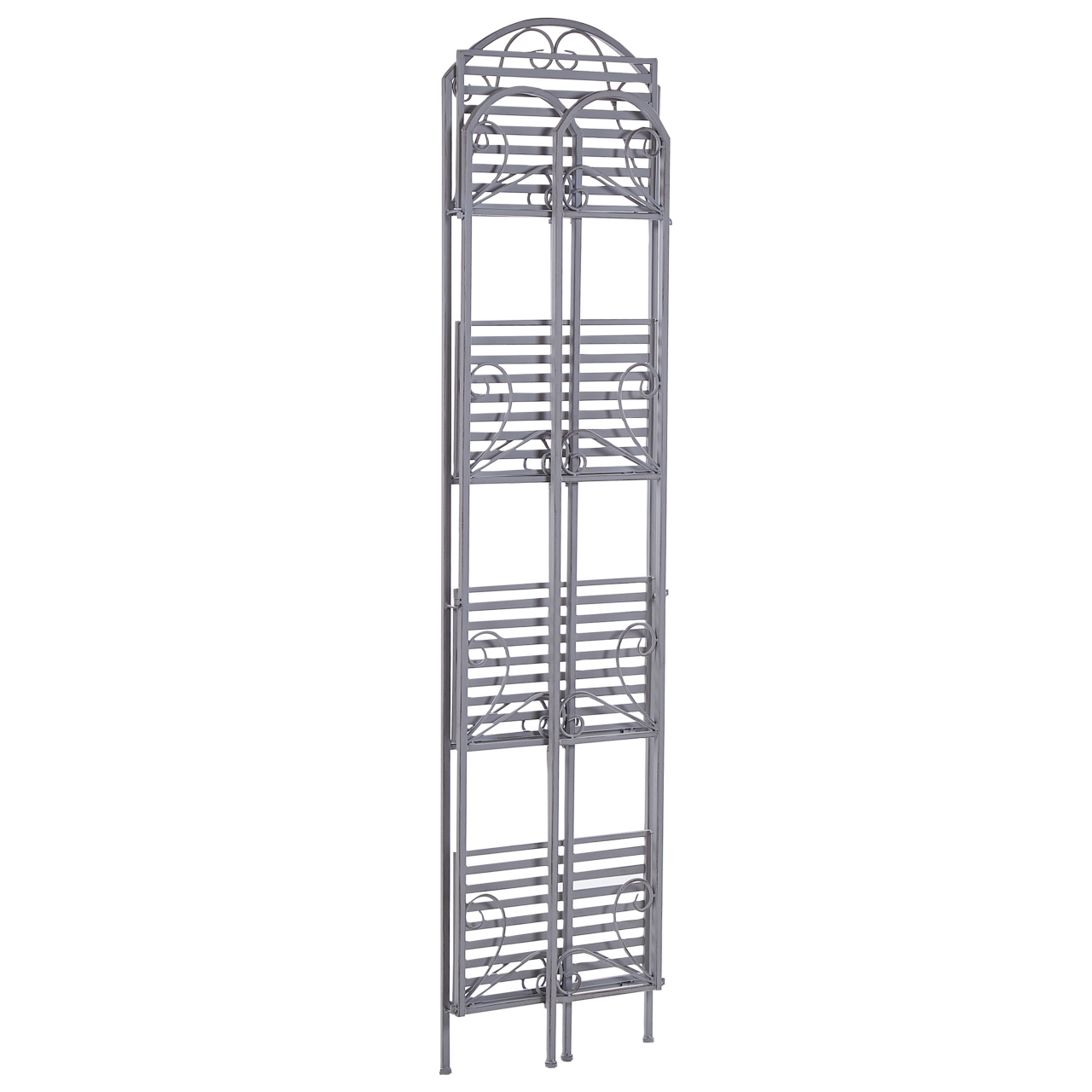 VALDIVIA Metal shelf unit Grey [6]