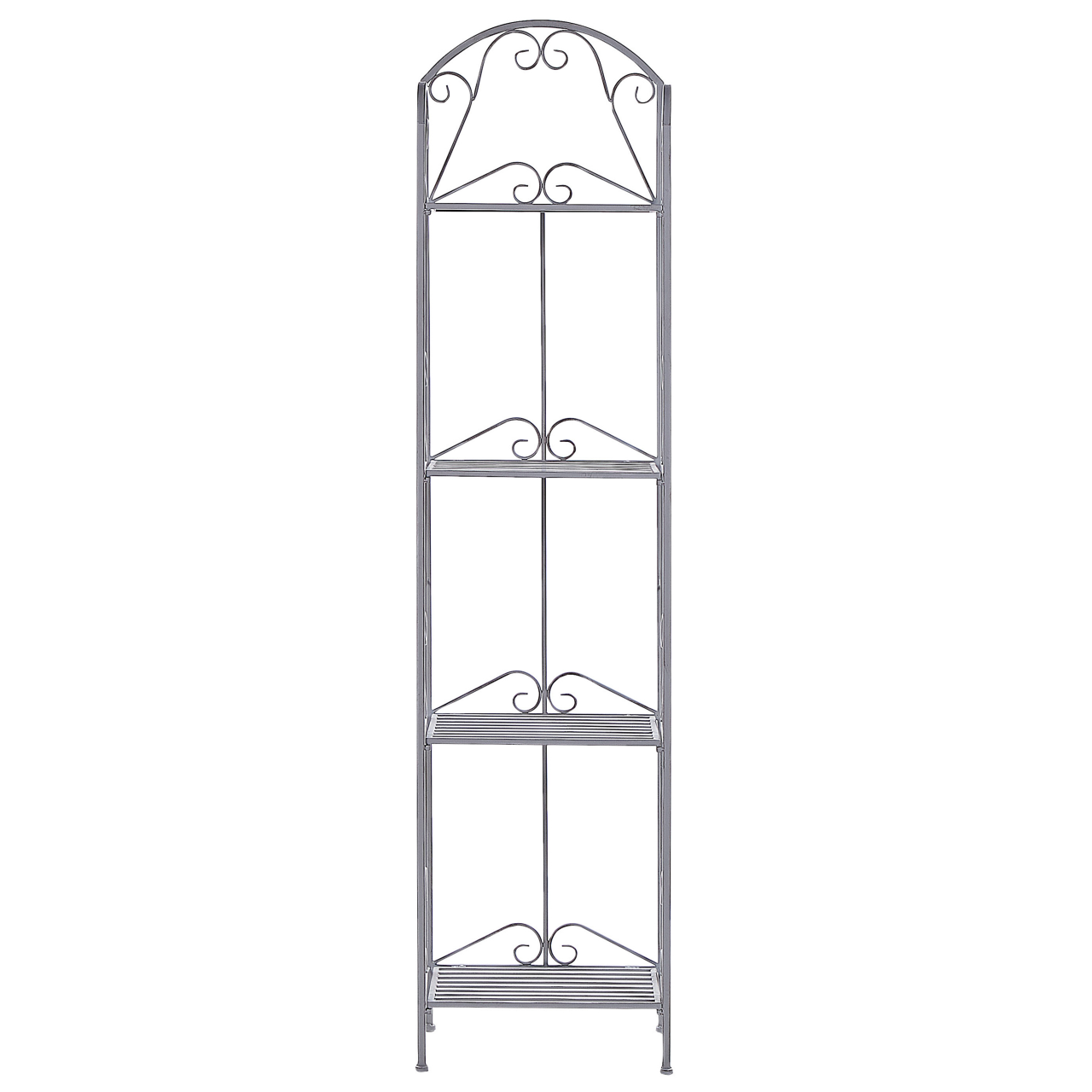 VALDIVIA Metal shelf unit Grey [4]