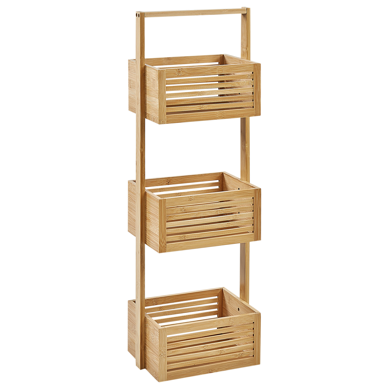 Shelving Unit WAVERLY Bamboo Wood Light Brown [2]