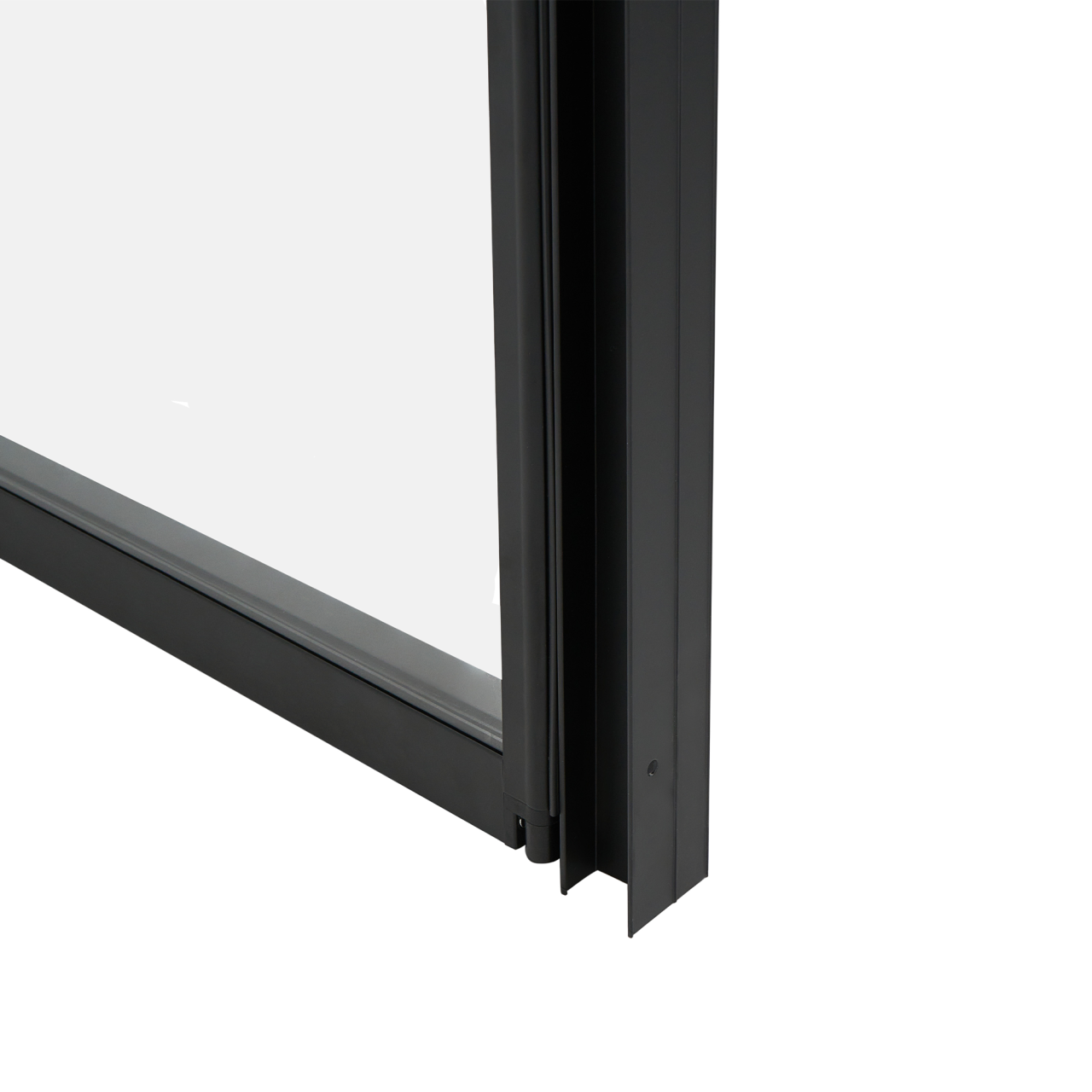 NELTUME folding shower door 80 x 190 cm Black [6]