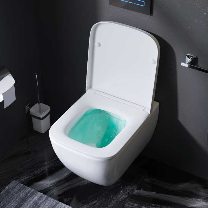 Vas WC suspendat AM.PM Gem CGA1700PSC, alb, evacuare orizontala, 36 x 50 x 34.5 cm, capac WC inclus [2]