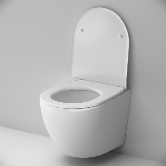 Vas WC suspendat AM.PM Like C801900SC, alb, evacuare orizontala, 37 x 48.5 x 37 cm, capac WC inclus [10]