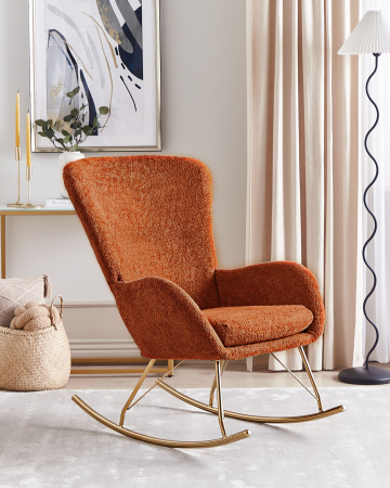 Whole Home - Swing chair ANASET Boucle Orange