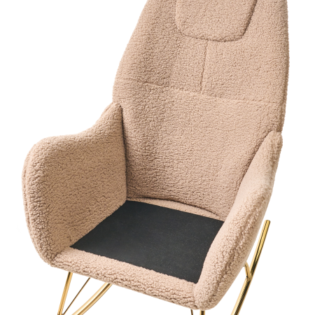 Swing chair GULSELE Boucle Beige [7]