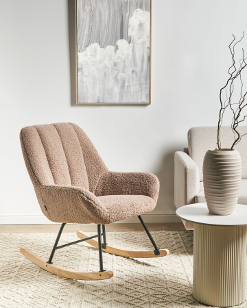 Whole Home - KINNO rocking chair Boucle Beige