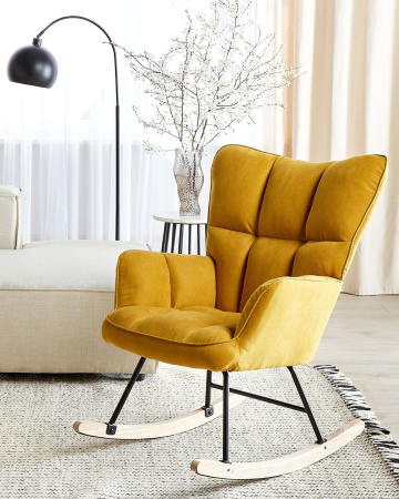 Fotoliu de relaxare - OULU Swing Chair Yellow