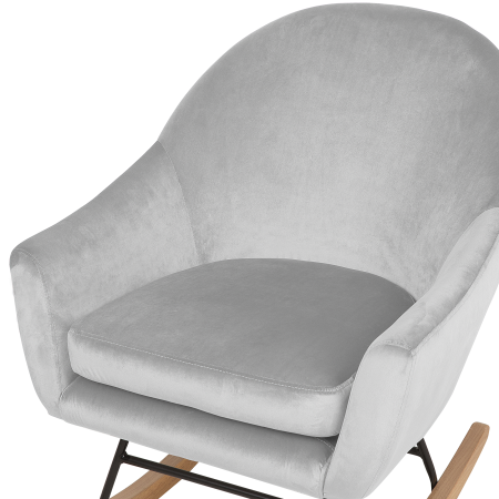OXIE Rocking Chair Velvet Grey light [6]