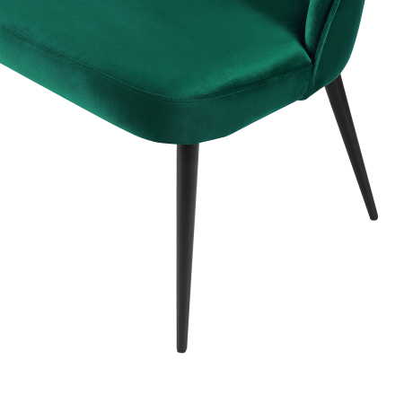 2-seater upholstered bench OSBY Velvet Dark Green [7]