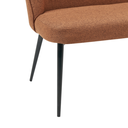 2-seater upholstered bench OSBY Brown [7]