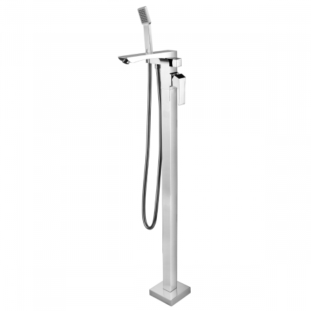 Baterii podea - Bateria cada Lemark Unit LM4544C, fixare podea, crom | Sanitare Online