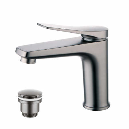Baterii Lavoar - Baterie baie Lemark Bronx LM3706GM metalic | Sanitare-Online.ro