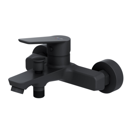 Baterii Cada - Baterie baie pentru cada/dus, AM.PM Hit F9Y10022, inalta, finisaj negru mat