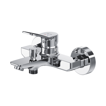 Baterii Cada - Baterie baie pentru cada / dus, AM.PM X-Joy F85A10000, monocomanda, montaj aplicat, finisaj cromat