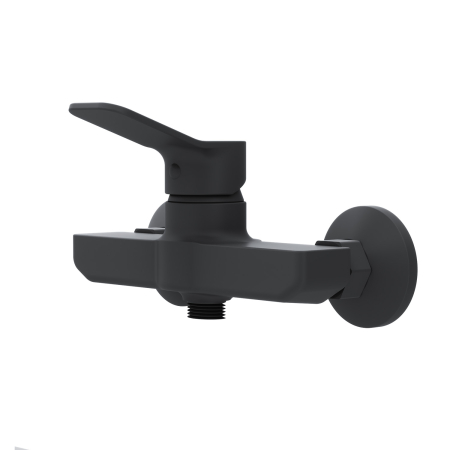 Baterii Baie - Baterie baie pentru dus, AM.PM X-Joy F85A20022, monocomanda, montaj pe perete, finisaj negru mat