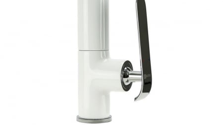Baterie bucătărie cu pipă pivotantă Lemark Melange LM4905CW crom alb - Sanitare Online [2]