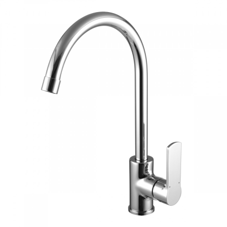 Baterii Bucatarie - Baterie Bucatarie cu Pipa Pivotanta Lemark Plus Grace LM1505C Crom