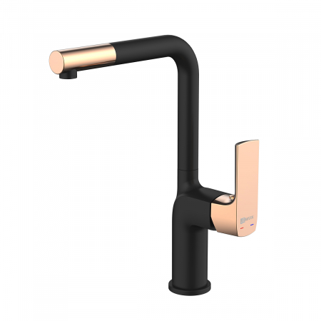 Classic Faucets - Baterie bucătărie Lemark Ursus LM7205BLR neagră | Sanitare Online