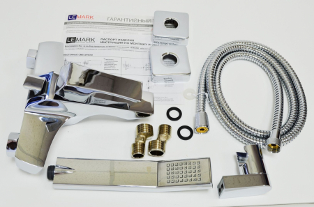 Baterie cada cu pipa scurta si comutator extractabil Lemark Unit LM4502C Crom | Sanitare-Online.ro [5]