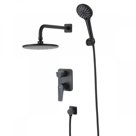Shower System Tropic - Baterie Pentru Dus Lemark Bronx LM3729BL Negru - Sanitare-Online.ro