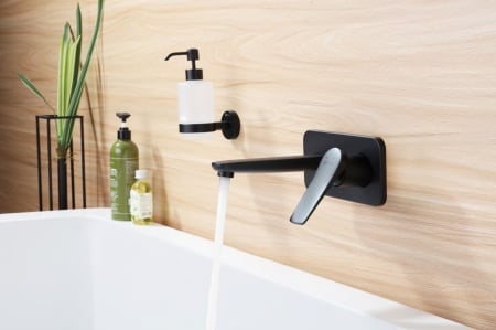 Baterie pentru Lavoar Lemark Bronx LM3726BL Negru Incastrata | Sanitare Online [1]