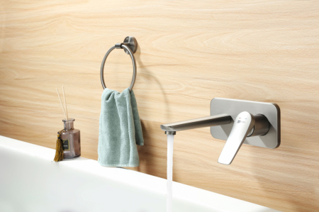 Baterie pentru Lavoar Lemark Bronx LM3726GM Grafit Incastrata | Sanitare Online [1]