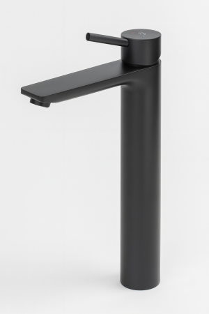 Washbasin Faucets - X-Joy S FXB02122 tall washbasin mixer, SoftMotion 35 mm ceramic cartridge, single lever, 3/8'', aerator, Matt Black