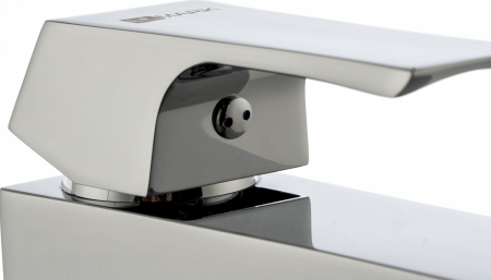Baterie lavoar înălțime medie, monobloc Lemark Unit LM4537C crom - Sanitare Online [4]