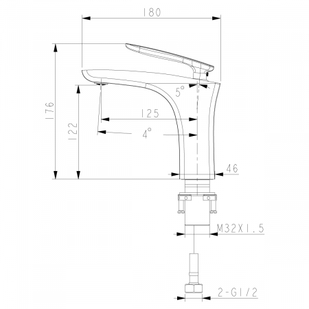 Baterie Lavoar Lemark Bellario LM6806C-EU crom [1]