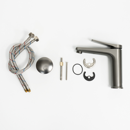 Baterie lavoar Lemark Bronx LM3737GM Grafit - Sanitare Online [5]