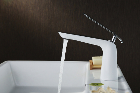 Baterie Lavoar Lemark Melange LM4906CW Crom / Alb | Sanitare Online [1]